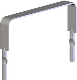 Riedon-MSR1-0R01J1 Foro singolo fissato al resistore Res Metal Element 0.01 Ohm 5% 1W ±20ppm/°C Bare Metal RDL Bulk