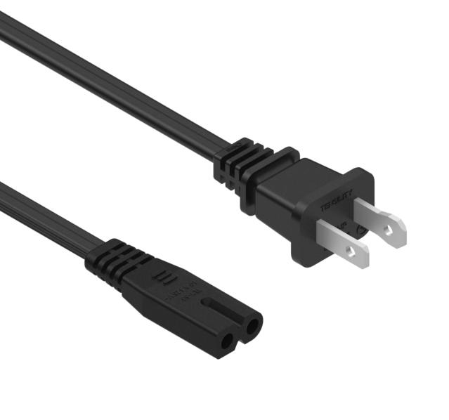 Tensility International-11-00019 Cable Assembly AC Power Cable Assembly 1m NEMA 1-15P to C7 2 to 2 POS F-M 18AWG