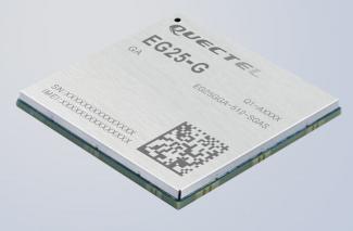 Quectel Wireless Solutions Co., Ltd-EG25GGB-256-SGNS Zelluläre Module CAT 4/LTE Cellular Module 850MHz/900MHz/1800MHz/1900MHz M2M LGA Module
