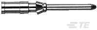 TE Connectivity-4-1105050-1 Connector Contact Contact PIN Crimp ST Cable Mount 15AWG Box