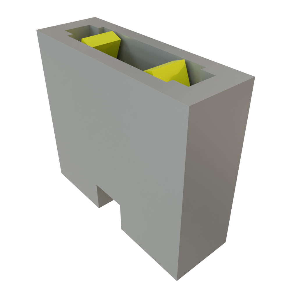 Samtec-SNM-100-BK-G Derivaciones y puentes del conector Conn Shunt F 2 POS 2.54mm ST Bulk