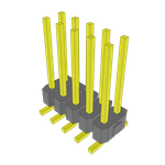 Conn Unshrouded Header HDR 10 POS 2.54mm Solder ST Top Entry SMD Tube