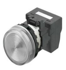 Omron-M22N-BN-TWA-WC Témoins d'interrupteur Switch Indicators 24VAC/24VDC LED Round Screw Panel Mount with Threads