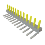 Conn Unshrouded Header HDR 12 POS 2mm Solder RA Side Entry Thru-Hole Bulk
