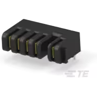 TE Connectivity-6318430-2 Connector Headers and PCB Receptacles Conn Battery Connector RCP 5 POS 2.5mm Solder RA Side Entry Thru-Hole Tray