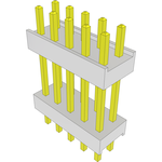 Conn Board Stacker HDR 10 POS 2.54mm Solder ST Top Entry Thru-Hole Bulk