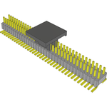 Conn Unshrouded Header HDR 72 POS 1.27mm Solder ST Top Entry SMD Tube