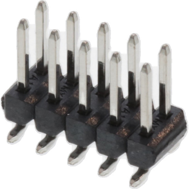 Molex-15912100 Connector Headers and PCB Receptacles Conn Unshrouded Header HDR 10 POS 2.54mm Solder ST Top Entry SMD C-Grid Tube