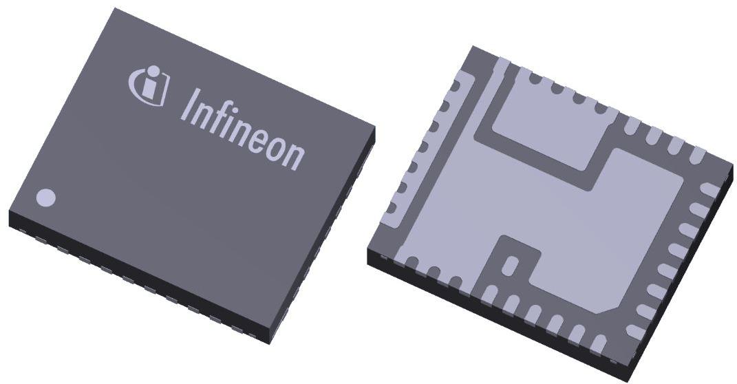 Infineon Technologies AG-TDA38640A0000AUMA1 直流-直流转换器和开关调节器芯片 Conv DC-DC 3V to 17V Synchronous Step Down Single-Out 0.25V to 3.04V 40A 36-Pin IQFN EP T/R