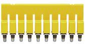 Weidmuller-1054460000 Steckverbinderzubehör Connector Accessories Cross Connector Straight Polyamide 6/6 Yellow
