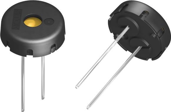 TDK-PS1240P02CT3 Indicadores de audio y alertas Audio Buzzer Piezo 30Vo-p 3Vo-p 60dBA Through Hole Pin Ammo