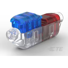 TE Connectivity-2213600-6 Terminali connettore Splice Terminal 14-16AWG Phosphor Bronze Clear 48mm Tin Box