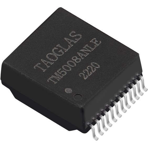 taoglas-TM5008ANLE | LAN Transformers Telecom, Übertrager Telecom Transformer 1CT:1CT 24 Terminal Gull Wing SMD