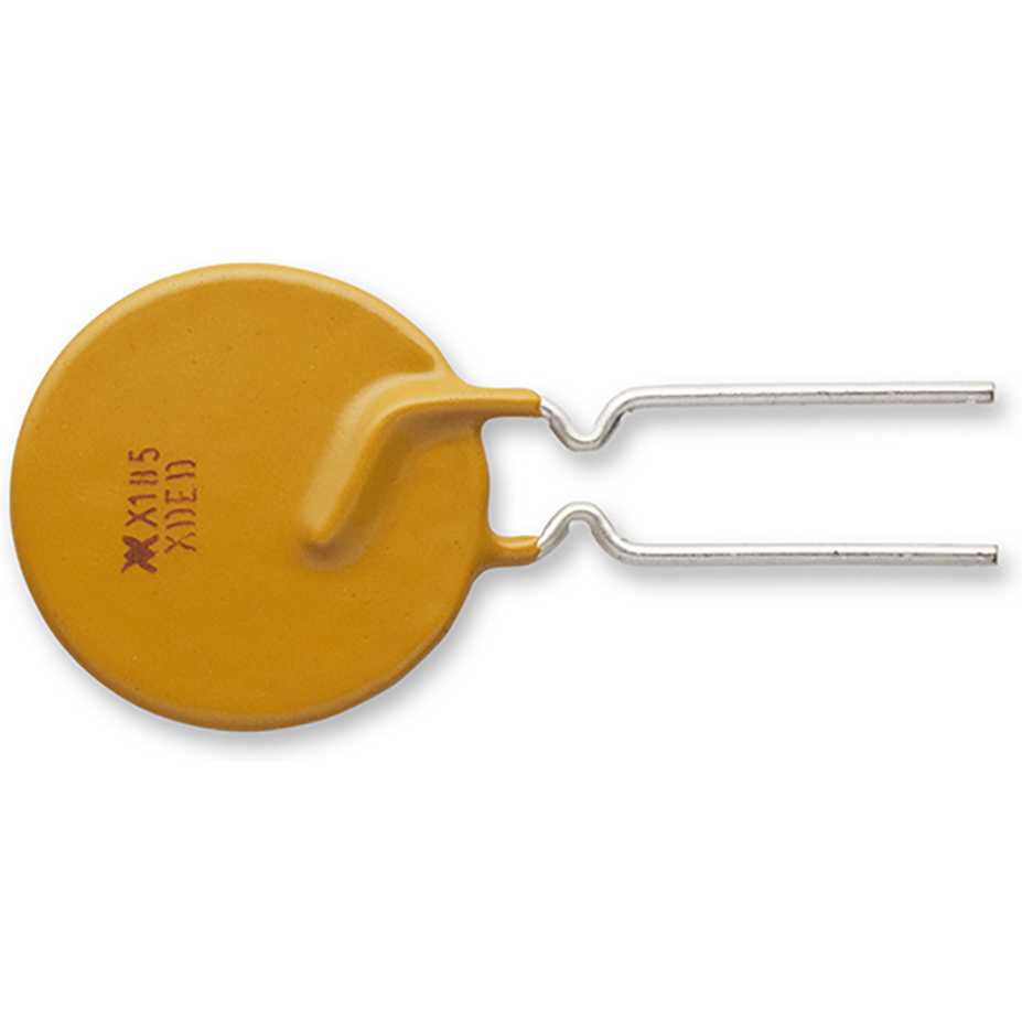 Littelfuse-RF2705-000 Fusible reprogramable PTC PTC Resettable Fuse 1.85A(hold) 3.7A(trip) 72V 40A 2.1W 12.6s 0.08Ohm Radial 16.76 X 3mm Bag