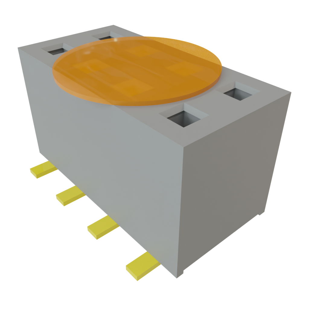 Samtec-TLE-104-01-G-DV-K-TR Embases de raccordement et réceptacles PCB Conn Socket Strip SKT 8 POS 2mm Solder ST Bottom Entry SMD T/R