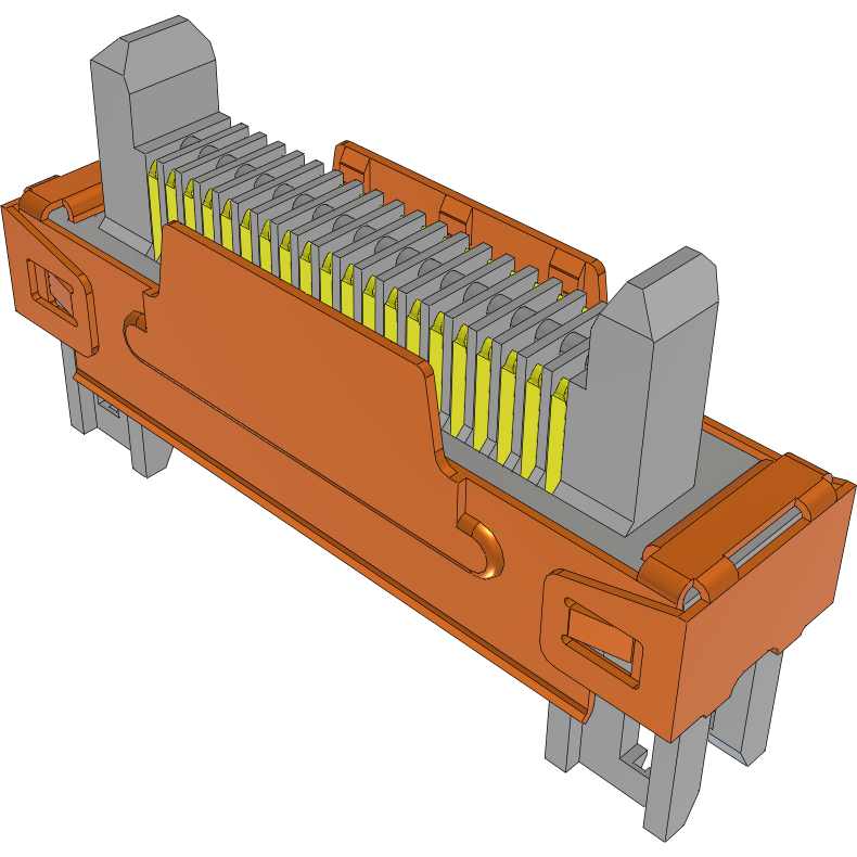 Samtec-ERM8-020-01-L-D-EM2-EGPS-TR Steckverbinderleisten und Leiterplattenbuchsen Conn Micro High Speed Terminal Strip HDR 40 POS 0.8mm Solder ST Edge Mount T/R