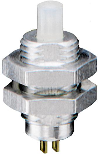 Grayhill-39-2-E Druckknopfschalter Switch Push Button N.C. SPST Round Plunger 0.25A 220VAC Momentary Panel Mount Solder Lug