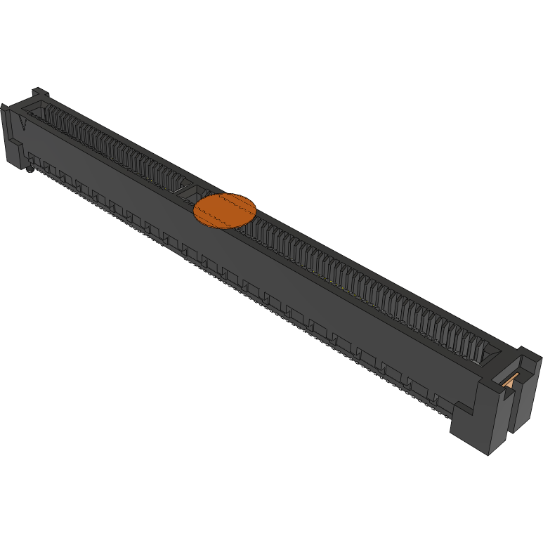 Samtec-HSEC8-180-01-S-DV-A-WT-K Raccordement de bord de carte Conn Card Edge SKT 160 POS 0.8mm Solder ST SMD Tray