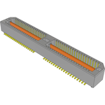 Conn High Speed Micro Plane HDR 80 POS 0.8mm Solder ST Top Entry SMD Q Strip® T/R