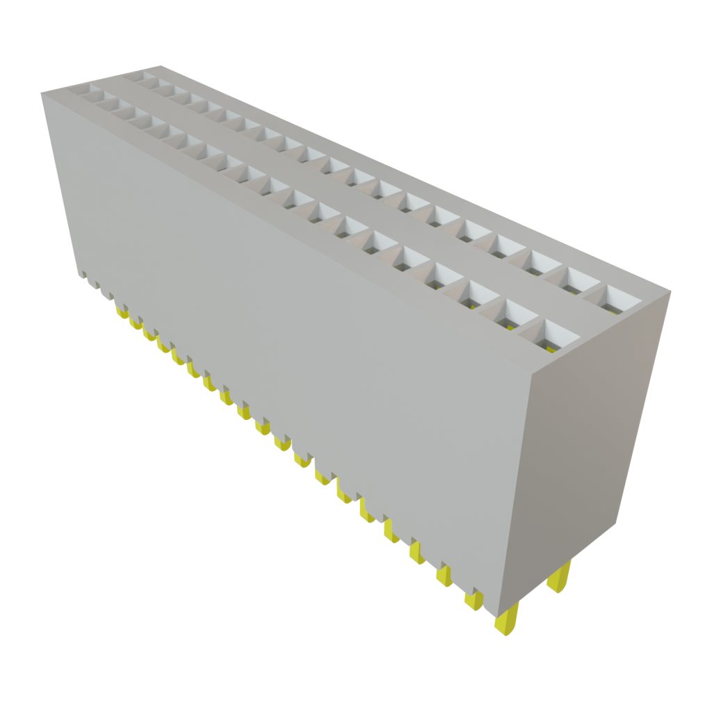 Samtec-SMS-120-01-G-D Steckverbinderleisten und Leiterplattenbuchsen Conn Socket Strip SKT 40 POS 1.27mm Solder ST Top Entry Thru-Hole Tube