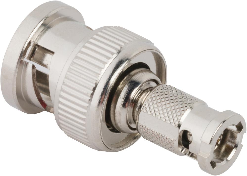 Amphenol RF-APH-BNCP-HDBNCP Connector RF Conn HD-BNC Adapter 0Hz to 3GHz 75Ohm ST PL/PL Gold Bag