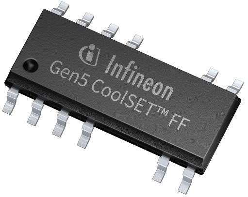 Infineon Technologies AG-ICE5GR2280AGXUMA1 Convertitori AC-DC AC to DC Switching Converter Flyback 125kHz T/R 12-Pin DSO