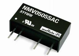Murata Power Solutions-NMV0505SAC/2 Convertidor de CC a CC y módulo del regulador de conmutación Module DC-DC 5VIN 1-OUT 5V 0.2A 1W 4-Pin SIP Module