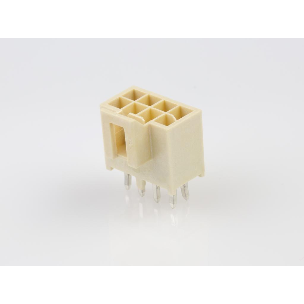Molex-1053102108 Connector Headers and PCB Receptacles Conn Wire to Board HDR 8Power POS 2.5mm Solder ST Top Entry Thru-Hole Nano-Fit Tray