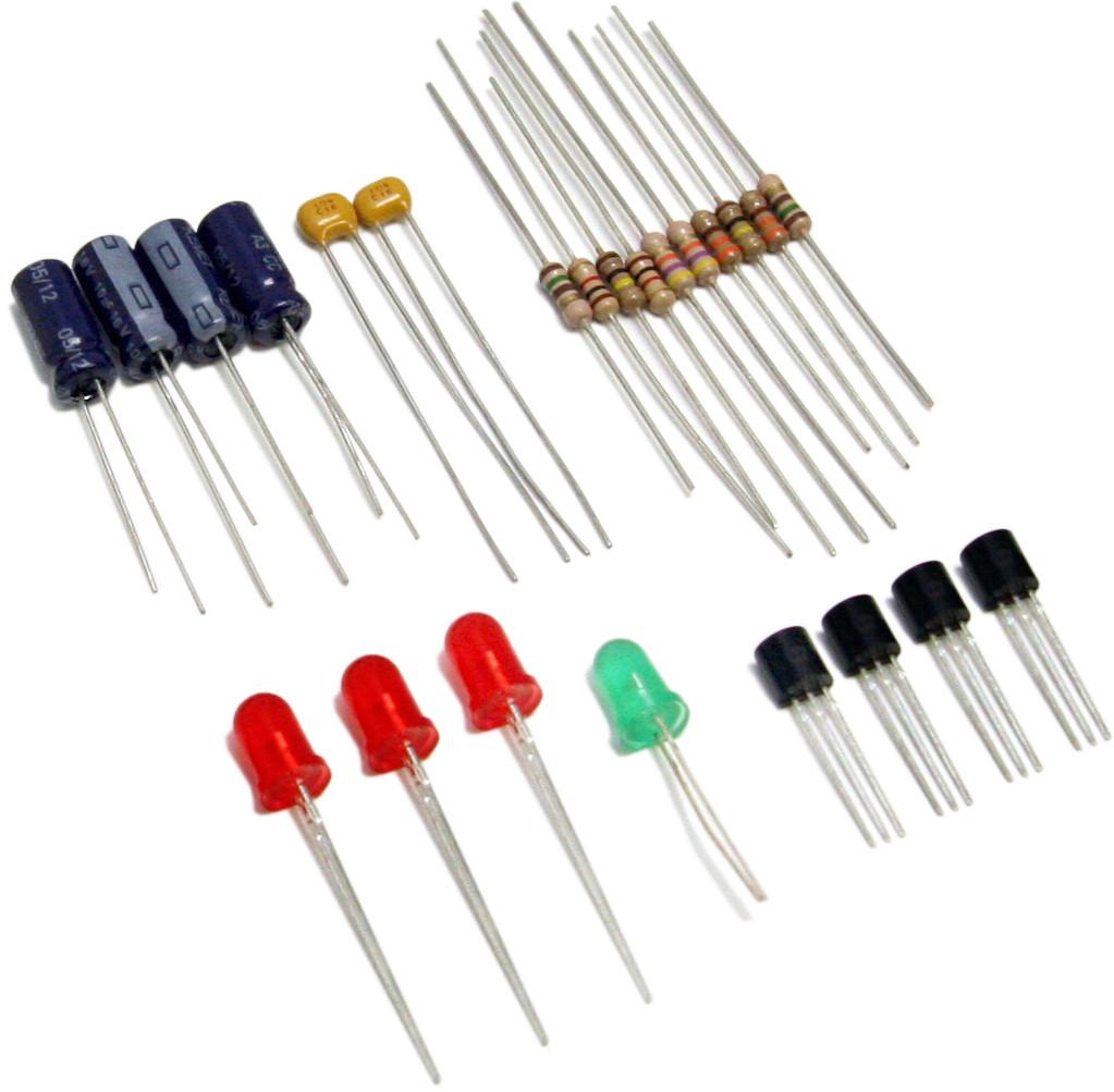 BusBoard Prototype Systems-JRG01-PARTS Komponentensätze Replacement Electronic Parts For Kit #1 - Blinky Lights In Anti-Static Bag