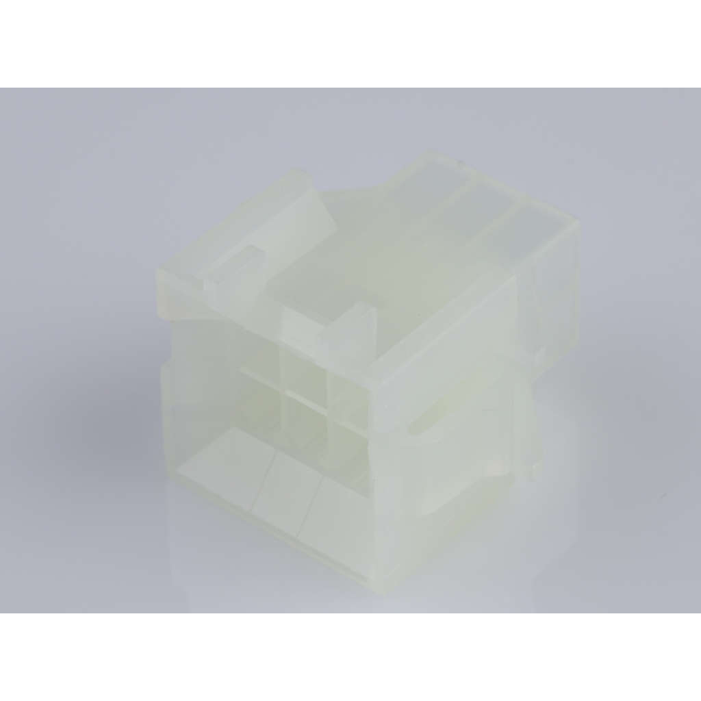 Molex-15-06-0065 Connector Discrete Wire Housing Conn Housing M 6 POS 4.2mm Crimp ST Cable Mount Natural Mini-Fit® BMI Bag