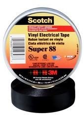 3M-88-SUPER-3/4X66FT Bänder und Klebebänder Tapes Electrical Tape Rubber 2094psi Black 1000V/mil Polyvinyl Chloride 20.1m
