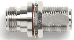 Pomona Electronics-73045 Conector RF Conn Type N Adapter F/F 0Hz to 11GHz 50Ohm ST Panel Mount Gold