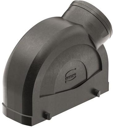 HARTING Technology Group-19430240527 Backshells Hood 90° 24/B Shell Size Glass Fibre Reinforced Polyamide Double Lock