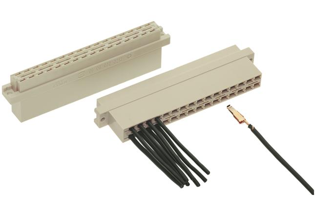 HARTING-09040323213 Steckverbinder, Mutterplatine Conn DIN 41612 F 32 POS 5.08mm Crimp ST Panel Mount
