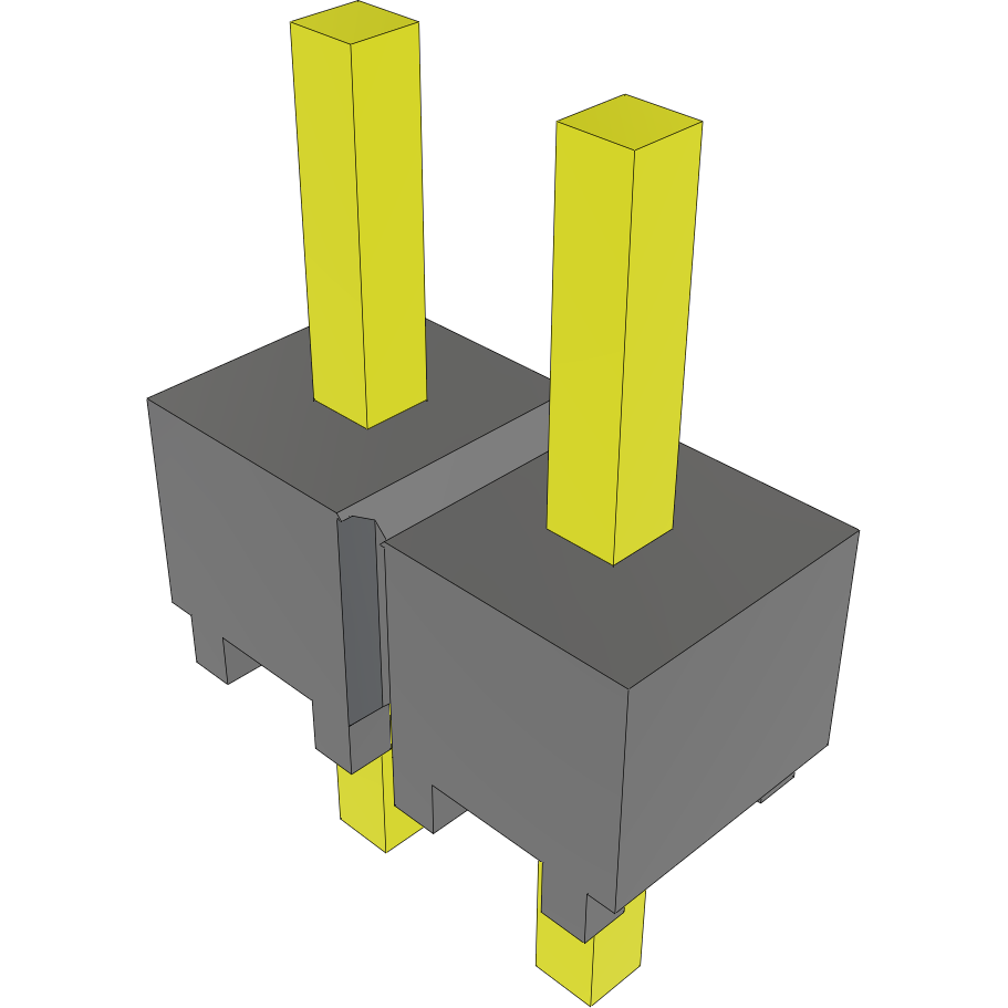 Samtec-HMTSW-102-06-T-S-120 Connector Headers and PCB Receptacles Conn Unshrouded Header HDR 2 POS 2.54mm Solder ST Top Entry Thru-Hole Bulk
