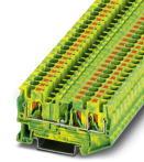 PHOENIX CONTACT-3211780 Blocs de raccordement de terminaux Conn Ground Modular Terminal Block 3 POS Push-In Spring T DIN Rail