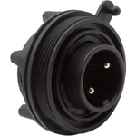 Conn Circular PIN 2 POS Screw ST Panel Mount 2 Terminal 1 Port