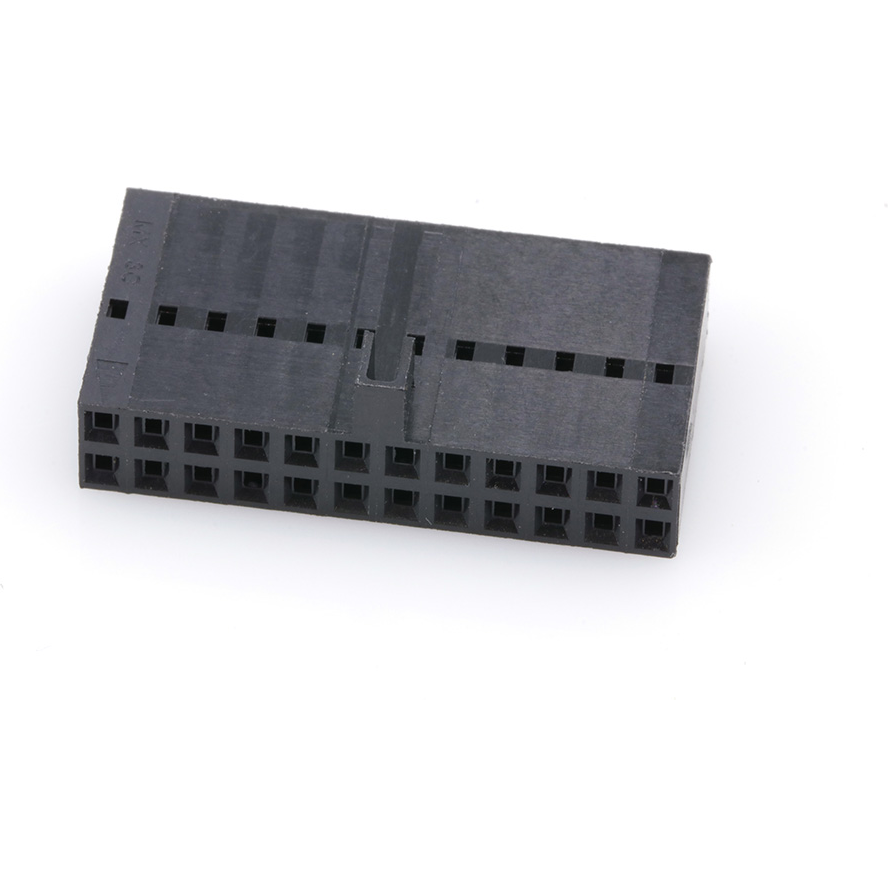 Molex-22-55-2242 Connector Discrete Wire Housing Conn Housing F 24 POS 2.54mm Crimp ST Cable Mount Black SL™ Bag