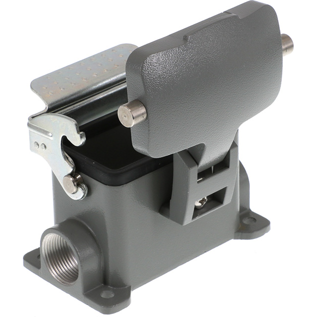 Molex-936011531 Adaptadores de manguitos ajustables Housing 90° 10 Shell Size Polyester Powder Die Cast Aluminum GWconnect®