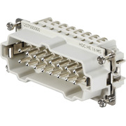 Weidmuller-1207500000 Steckverbinder, rechteckig Conn Rectangular M 16Signal/1Ground POS Screw ST Panel Mount