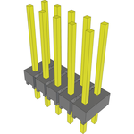 Conn Unshrouded Header HDR 10 POS 2.54mm Solder ST Top Entry Thru-Hole Bulk