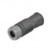 CONEC-43-00094 圆形连接器 Conn M12 Circular SKT 5 POS Screw ST Cable Mount 5 Terminal 1 Port
