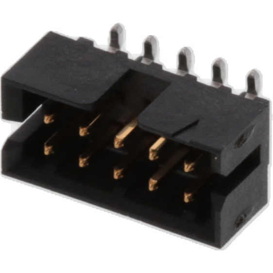 Molex-0878321020 Embases de raccordement et réceptacles PCB Conn Shrouded Header (4 Sides) HDR 10 POS 2mm Solder ST Top Entry SMD Milli-Grid Tube