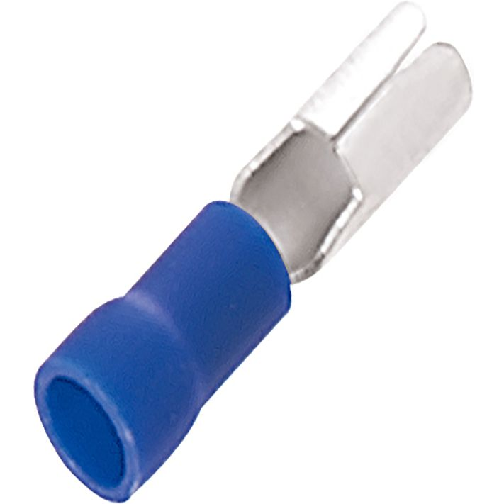 Panduit-EBV14-4B-Q Terminales del conductor Bullet Terminal 14-16AWG Brass Blue F 21.5mm Tin Bag