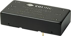CUI Inc-PYB15-Q24-S24 Convertitore da DC a DC e modulo di regolazione della commutazione Module DC-DC 24VIN 1-OUT 24V 0.625A 15W 6-Pin DIP Module