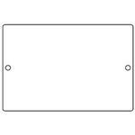 Connector Accessories Enclosure Metal Plate Straight Steel Zinc GWconnect® Carton