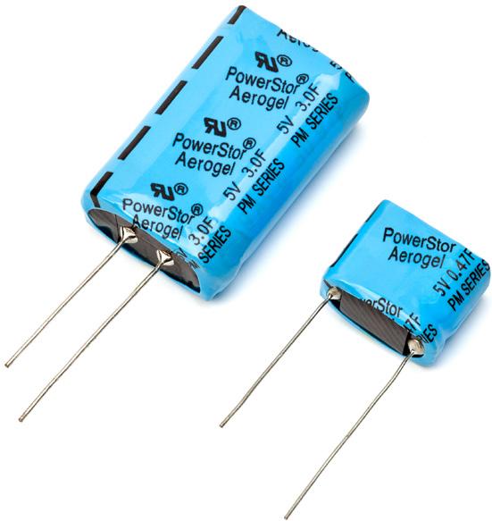 Eaton-PM-5R0V305-R Elektrische Doppelschichtkondensatoren – Superkondensatoren Cap Supercap 3F 5V -20% to 80% ( 20.8 X 10.5 X 32mm ) Radial Aluminum Oval Can 5.3mm 20uA 0.07 Ohm 1000h 60°C Bulk