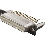 Conn D-Sub F 25 POS 1.42mm Wire Wrap ST Thru-Hole 25 Terminal 1 Port Carton