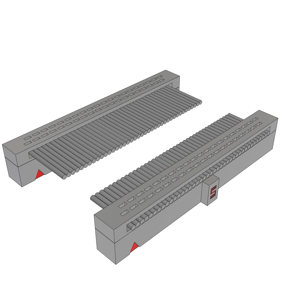 Samtec-FFSD-20-D-15.90-01-N-D10.5 Flachband Kabelbaugruppen Cable Assembly 0.403m 30AWG 1.27mm 40 to (40/40)POS IDC Connector to 2(IDC Connector) F-F TIGER EYE™ Bulk