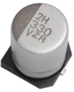 United Chemi Con-EMZR100ARA471MF80G Condensateurs en aluminium Cap Aluminum Lytic 470uF 10V 20% (6.3 X 7.7mm) SMD 0.16 Ohm 0.6A 2000h 105°C T/R Automotive AEC-Q200